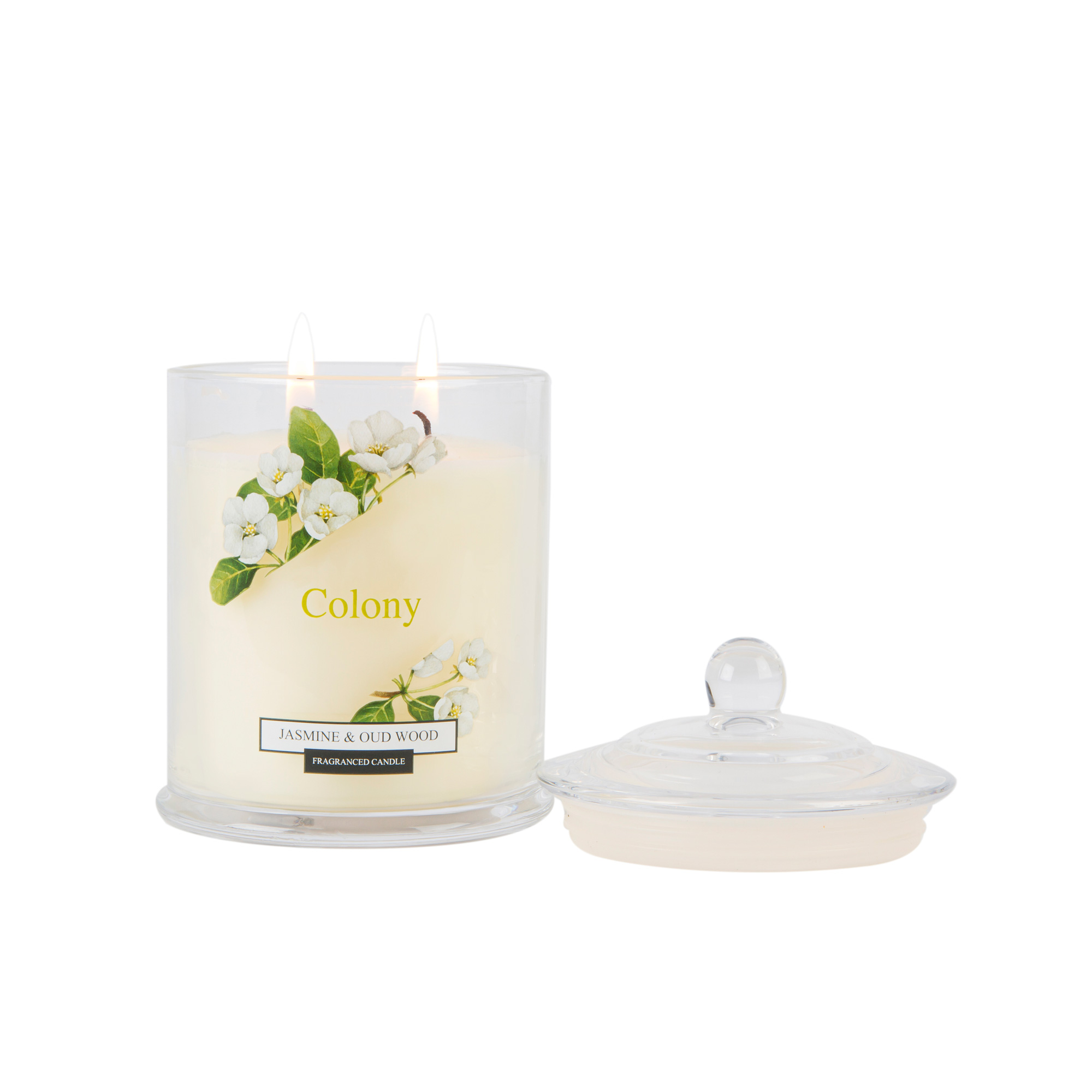 Colony Jasmine and Oudwood Candle Jar image number null